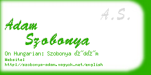 adam szobonya business card